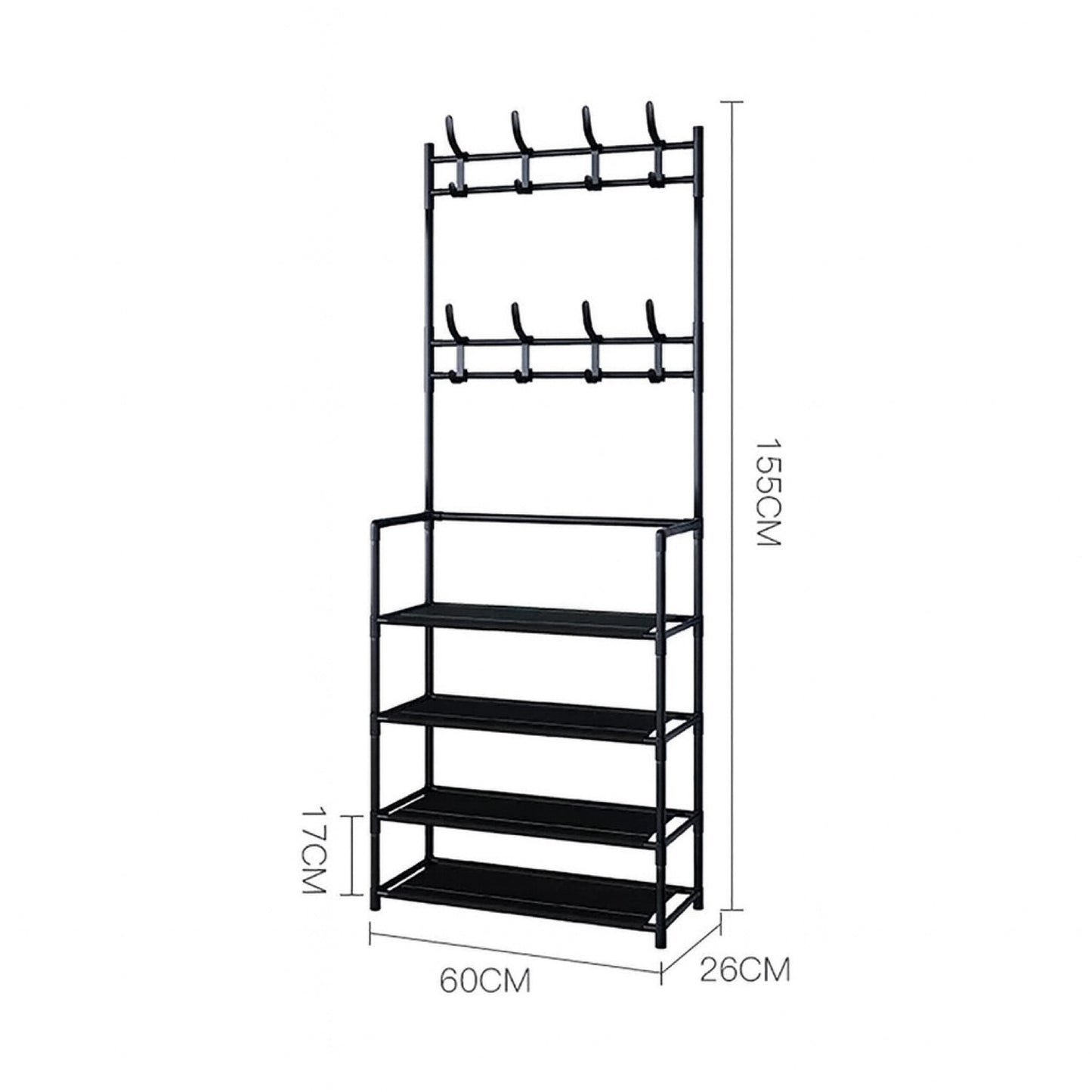 Multi-Function Shoes Rack With Hanger