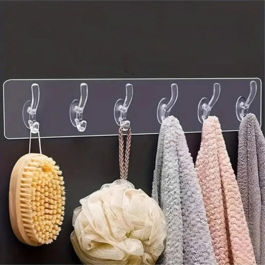 Transparent 6 Row Hooks