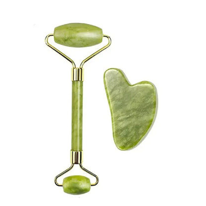 Flawless Jade Roller with Gua Sha Stone