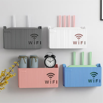 Wall Mounted Wireless Wifi Router Shelf ABS Plastic Storage Box