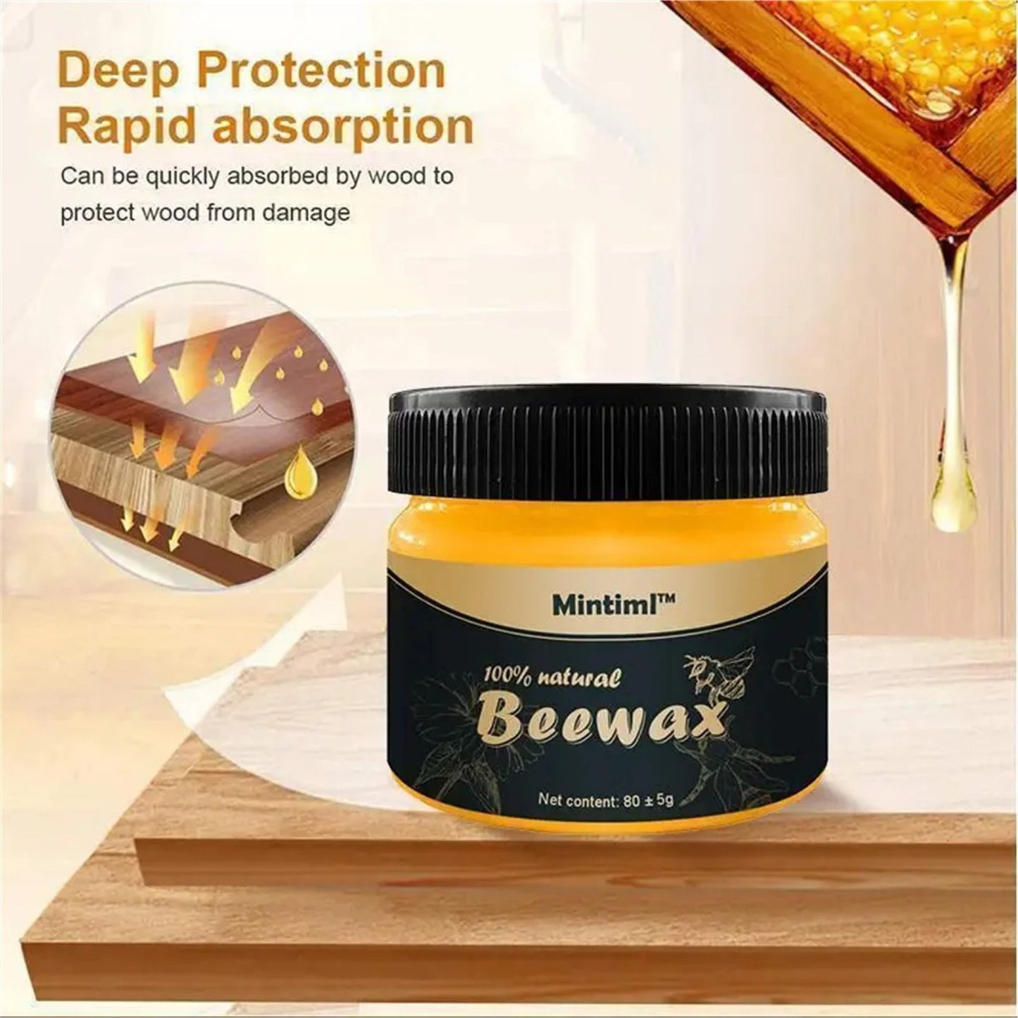 Natural Beewax Nourish and Polish