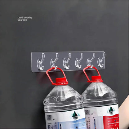 Transparent 6 Row Hooks