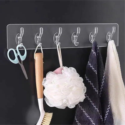 Transparent 6 Row Hooks
