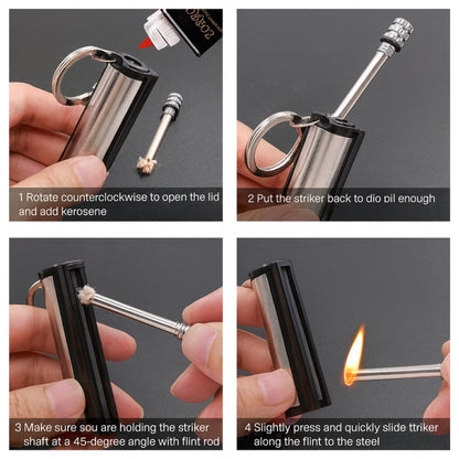 Fire Starter Flint Match Lighter