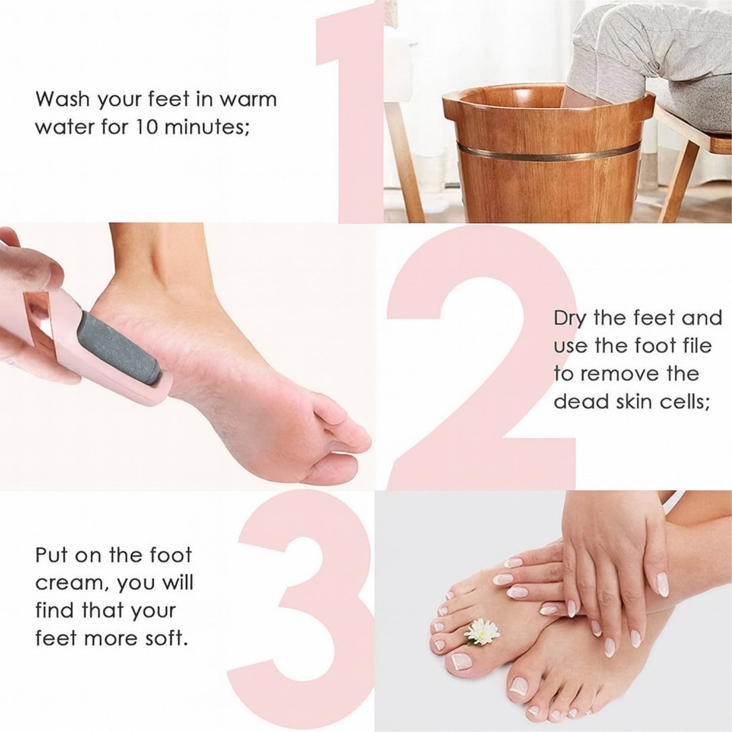 Rechargeable Electric Foot File Callus Remover Pedicure Machine