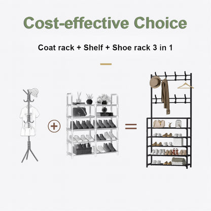 Multi-Function Shoes Rack With Hanger