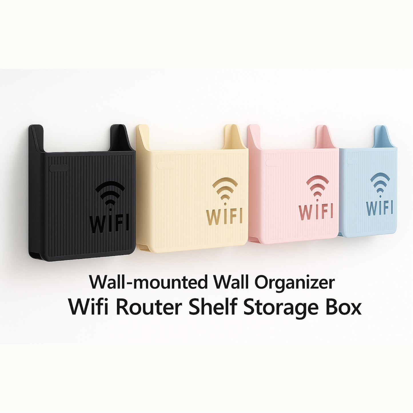 Wall Mounted Wireless Wifi Router Shelf ABS Plastic Storage Box