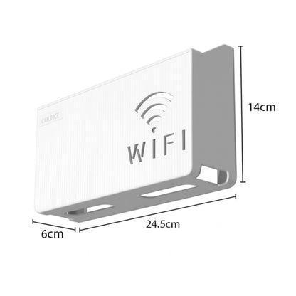 Wall Mounted Wireless Wifi Router Shelf ABS Plastic Storage Box