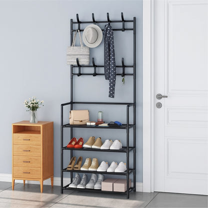 Multi-Function Shoes Rack With Hanger