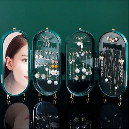 Foldable Jewellery Box with Mirror