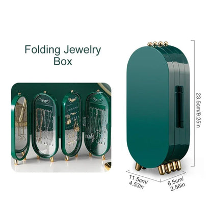 Foldable Jewellery Box with Mirror